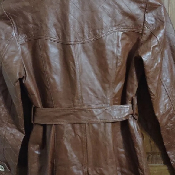 Inman genuine leather coat - Picture 2 of 4